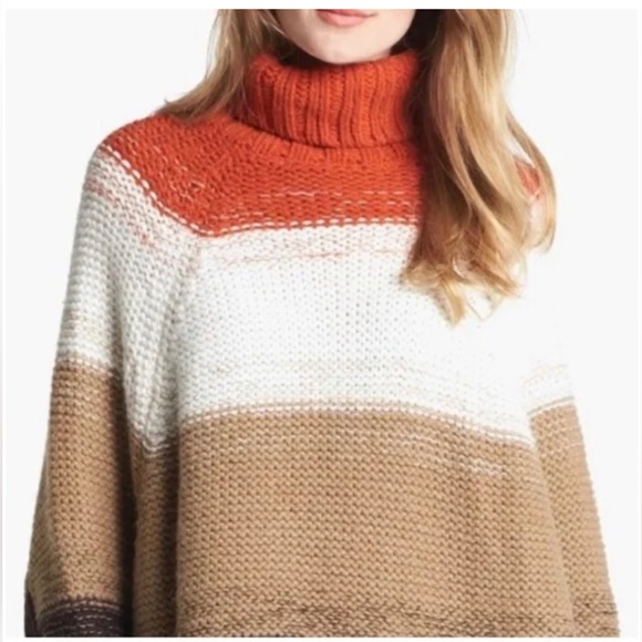 Alpaca wool blend Michael Kors poncho. Fall poncho. - Picture 16 of 16